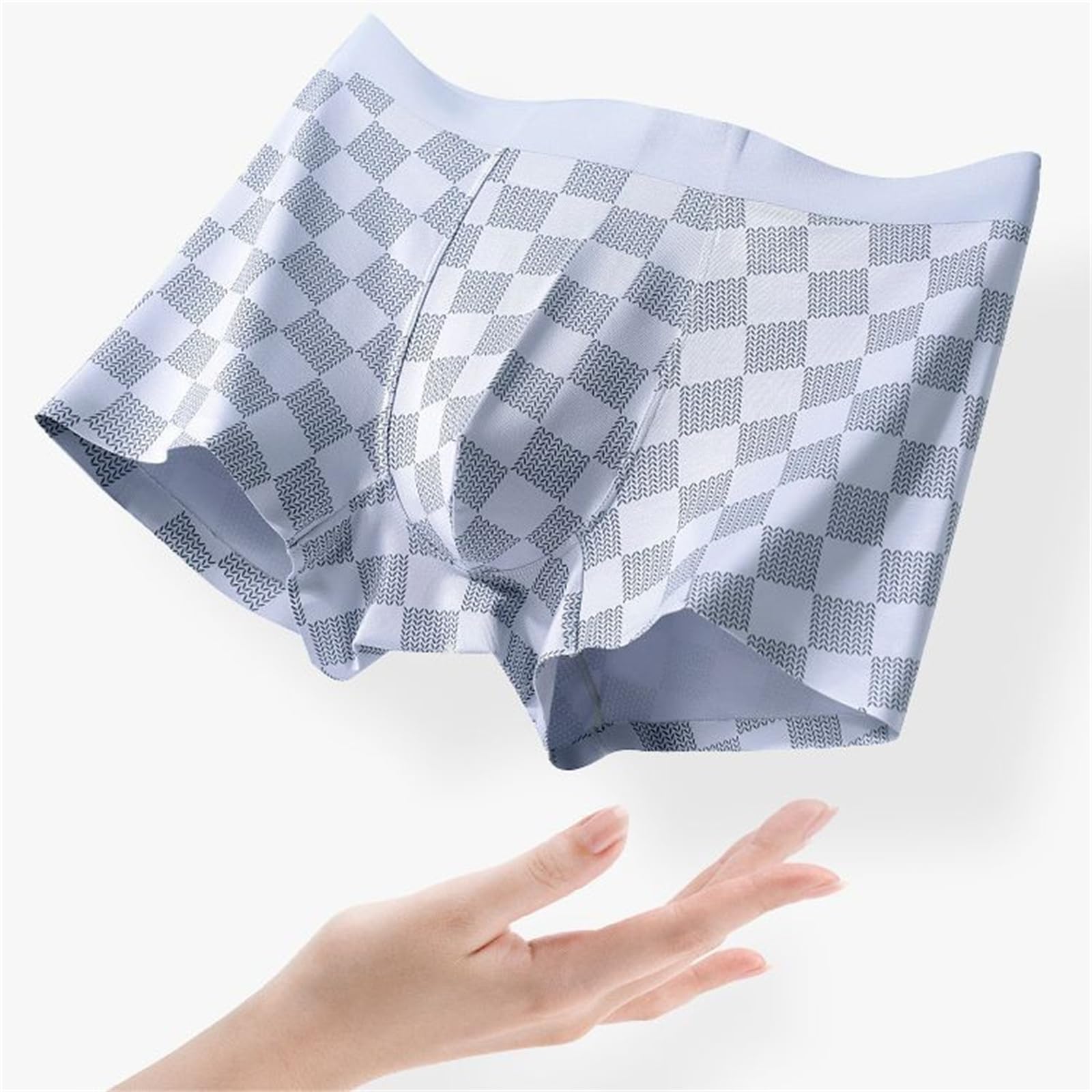 Boxer Uomo Biancheria Intima da Uomo Cool Modal Seamless Print Boxer Slips 3 Confezioni