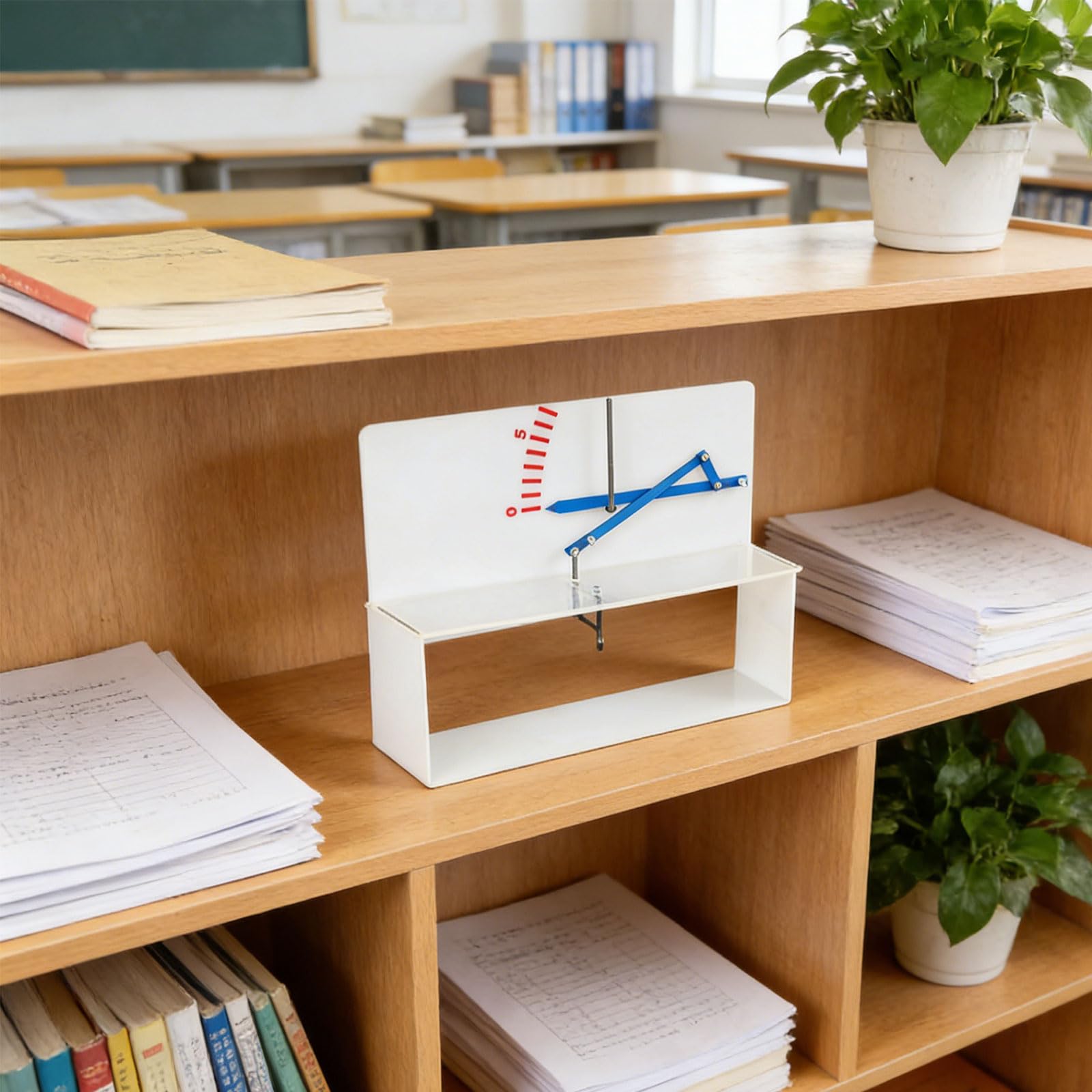 Ayuda para la enseñanza de física Demostrador de deformación de palanca óptica de metálico para experimentos en Demostrador de deformación de laboratorio de ciencias