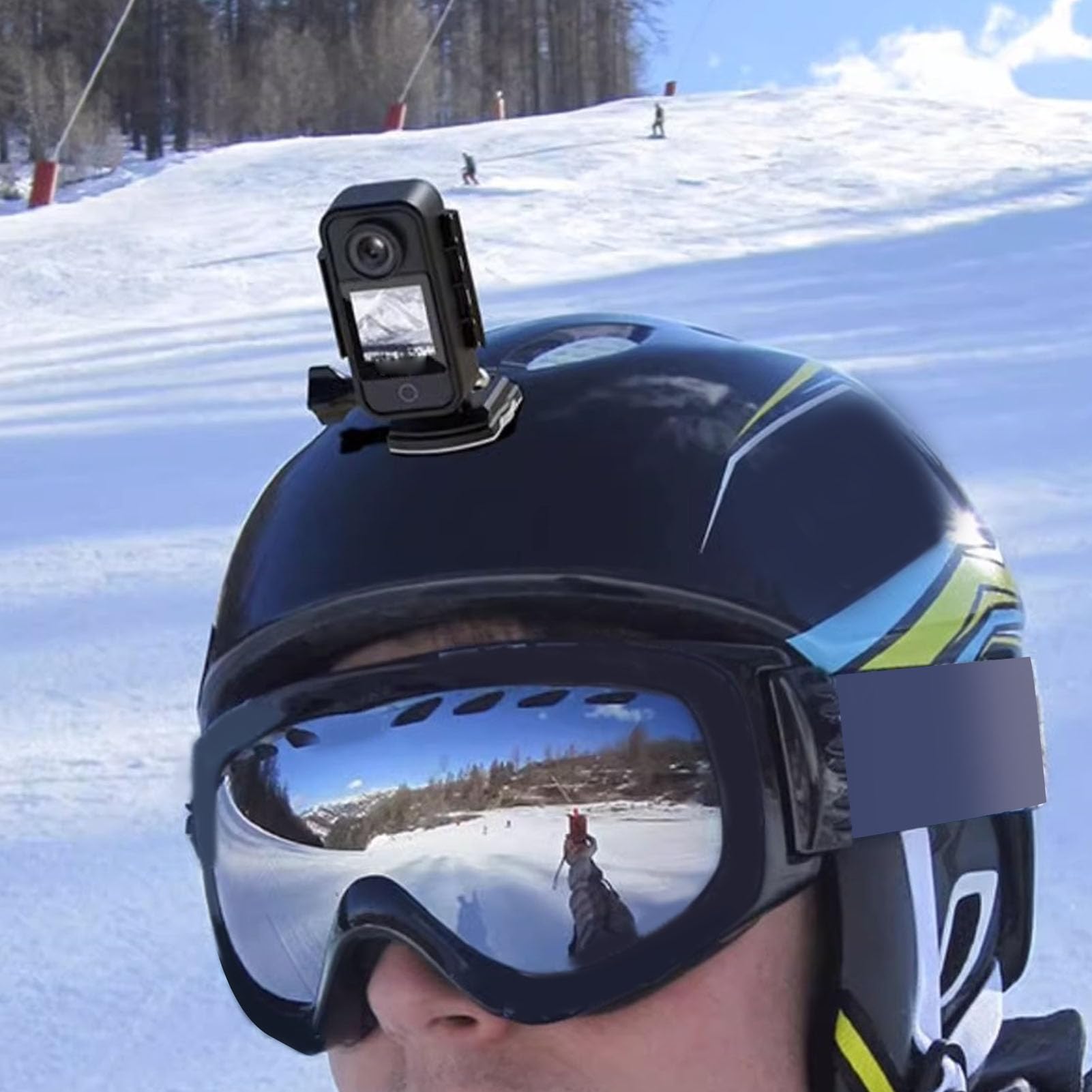 XUMIUZIY Caméra d'action 4K avec Boîtier étanche, Caméscope Portable