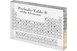 Periodic Table with Real Elements Inside: Science, Chemistry, and Learning Fun