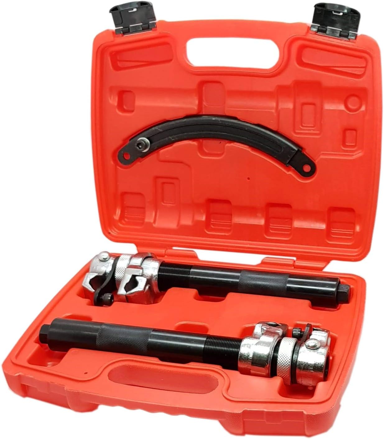 KATSU Coil Spring Compressor 1.2T with Brace 280mm Clamping Range Heavy Duty for Cars Vans Suspension Shock Absorber Vehicle Struts Removal Clamps 450323