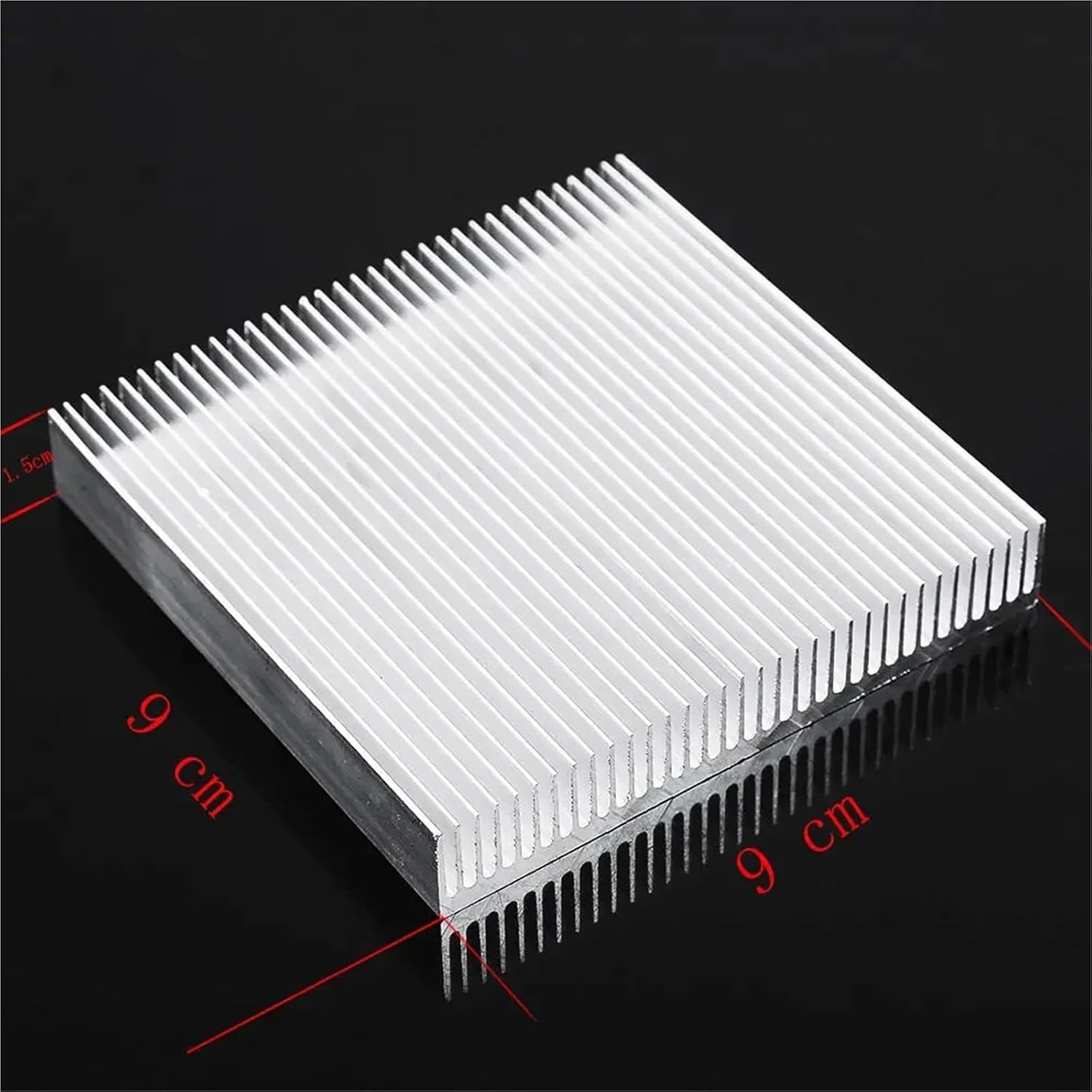 Aluminum Heatsink 3pcs 90x90x15MM Applicable to Small DC Converter Boards transistors