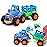 Yiosion Friction Powered Cars Push and Go Trucks Construction Vehicles Toys Set of Tractor Bulldozer Dump Truck Cement Mixer for Baby Toddlers Infants Boys Gifts