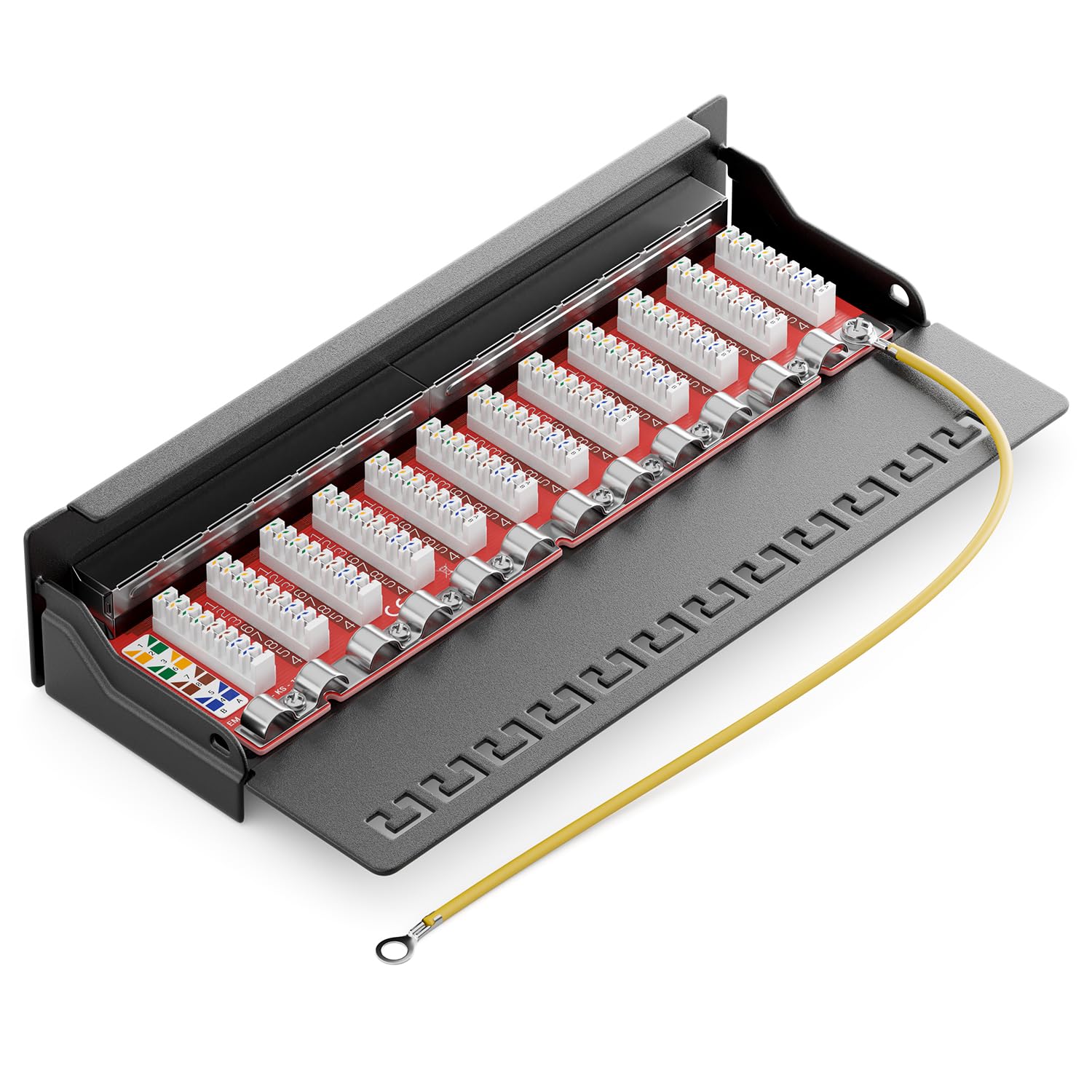 Patchpaneel - Patch Paneel 19 - 1U - Zwart Type: Cat 6 UTP - 1 Gbit/s