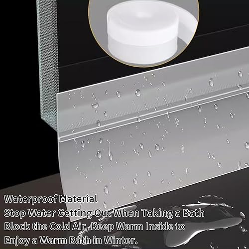 Miniatura 4 de Tapón para debajo de la puerta, tira selladora de puerta inferior, barrido adhesivo de silicona para puerta, tiras de burlete de invierno para