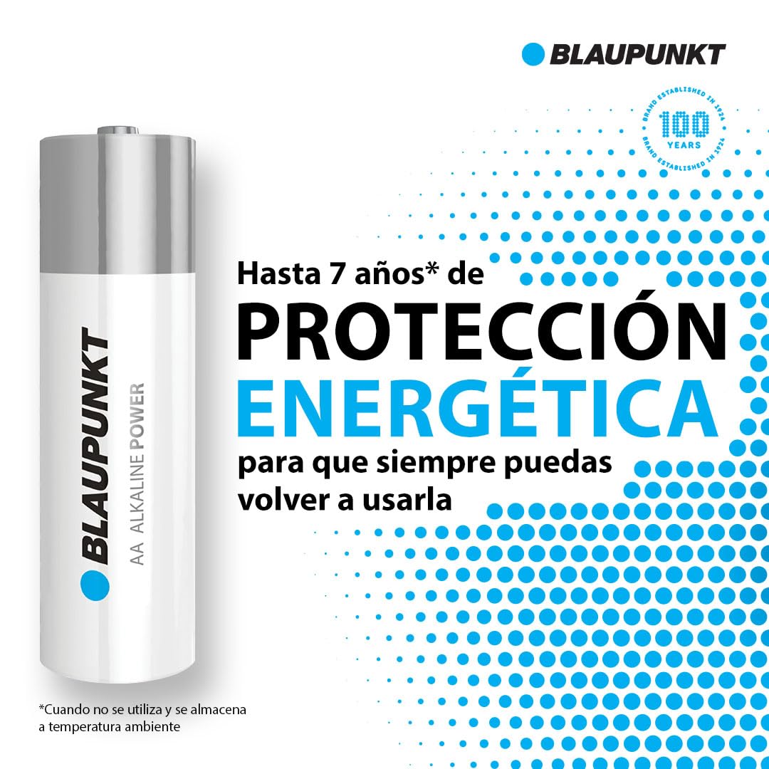 BLAUPUNKT AAA Pilas alcalinas, Paquete de 8, lo Mejor para Relojes de Pared, mandos a Distancia de TV, LR03BPO/8CB — view 3