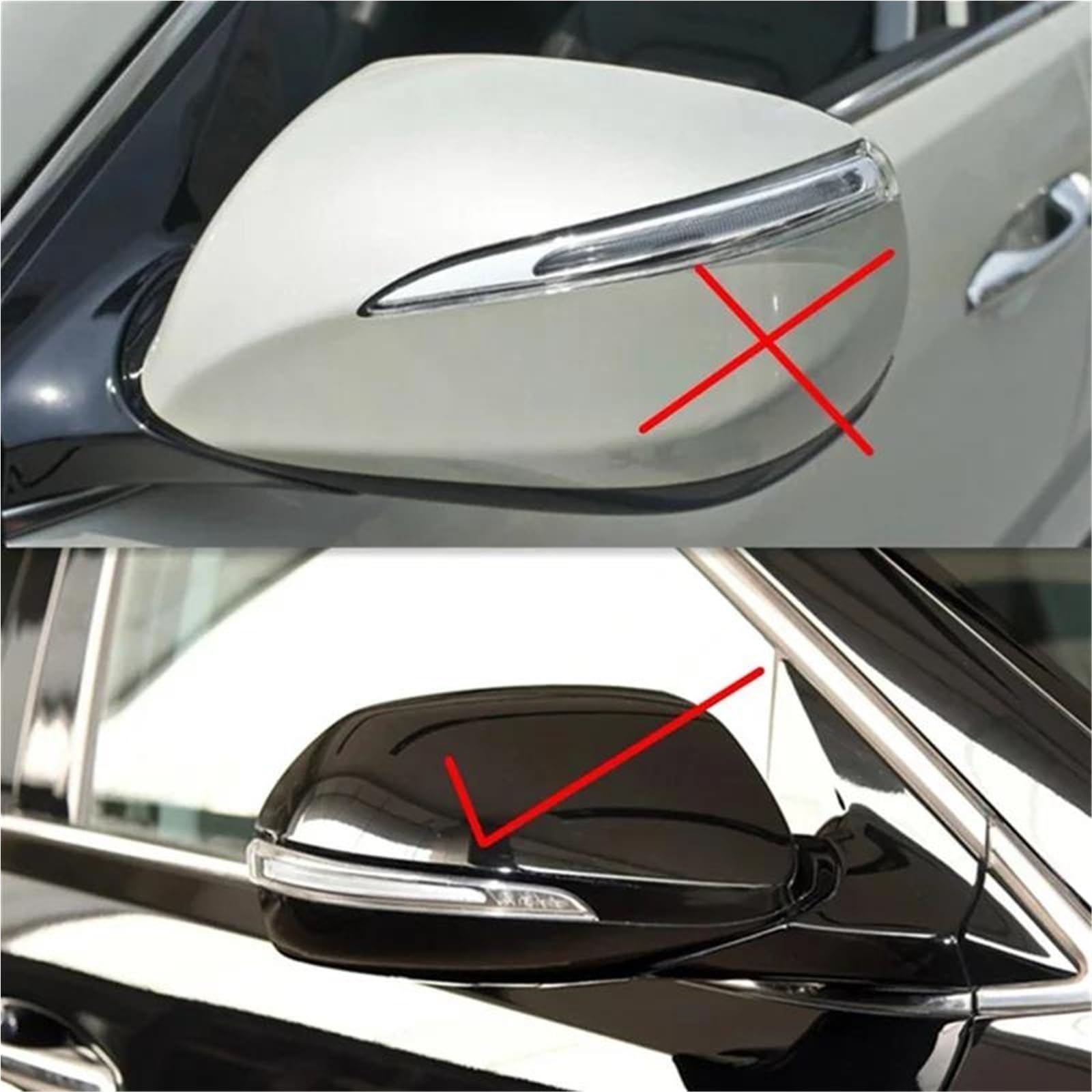 Para Hyundai Para Santa Fe XL 2013-2018 Lámpara De Señal De Espejo De Coche