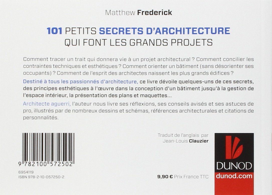 101 Petits Secrets D Architecture Qui Font Les Grands Projets 101 petits secrets d'architecture qui font les grands projets | |本 | 通販 |  Amazon