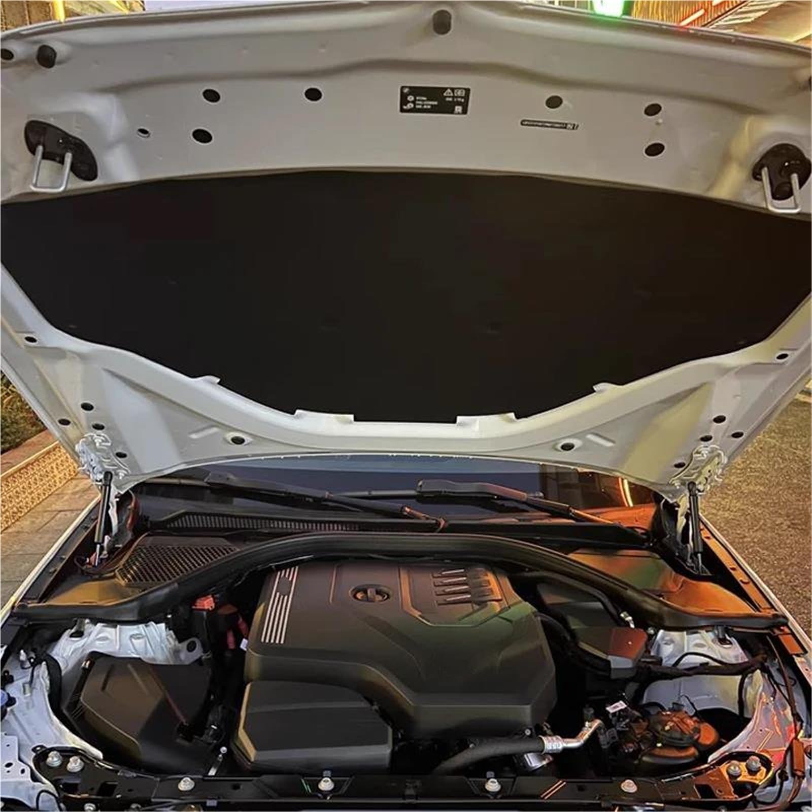 Cotone Isolante Acustico per Cofano Anteriore Auto,per BMW 3 Series F30 F35 2012 2013 2014 2015-2019,Isolamento del Cofano del Cofano, Isolamento Acustico del vano Motore