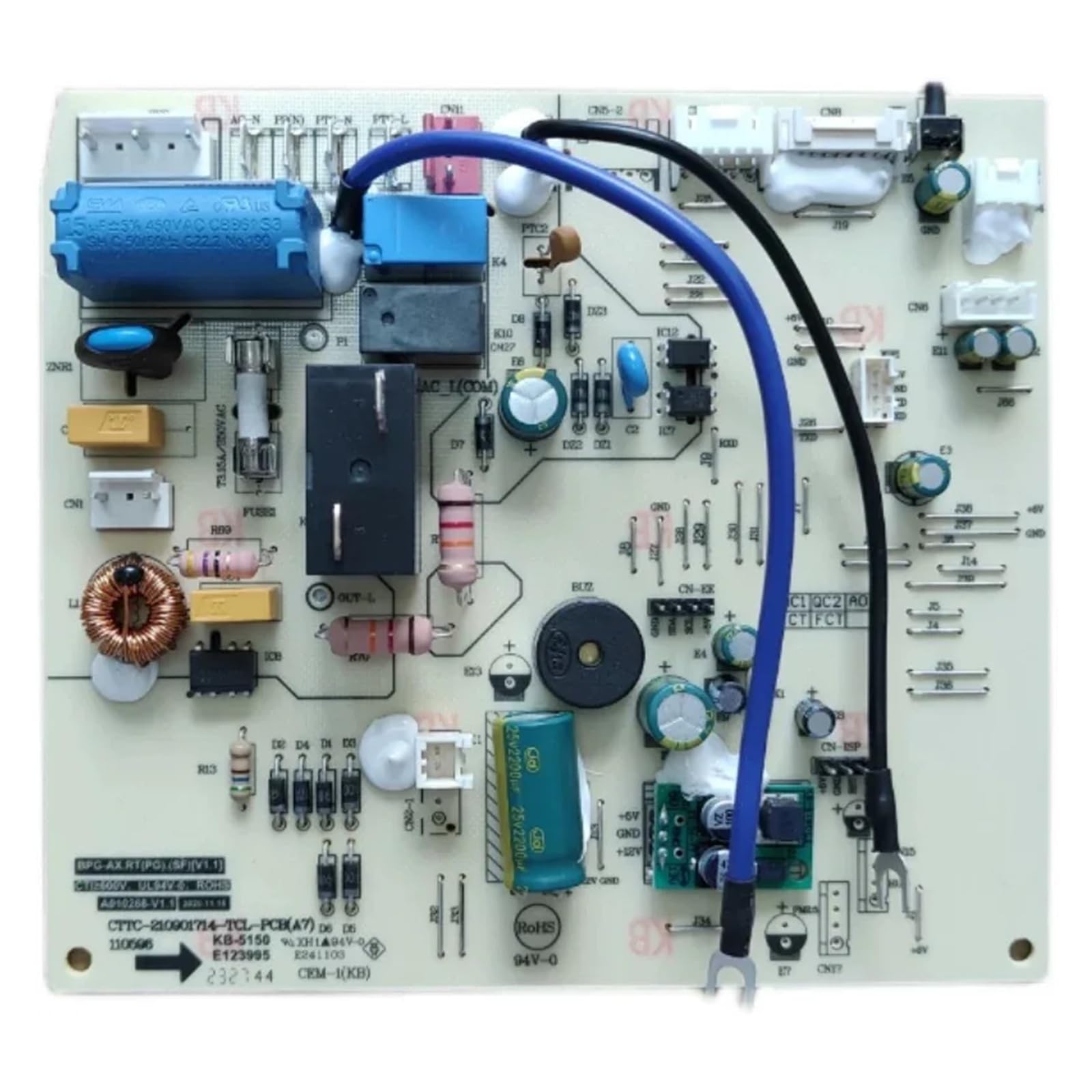 Zmtmyonpu One Color Compatible For Tcl，Air Conditioner Computer Board Circuit Board Cttc-210901714-Tcl-Pcb(A7) 210901714