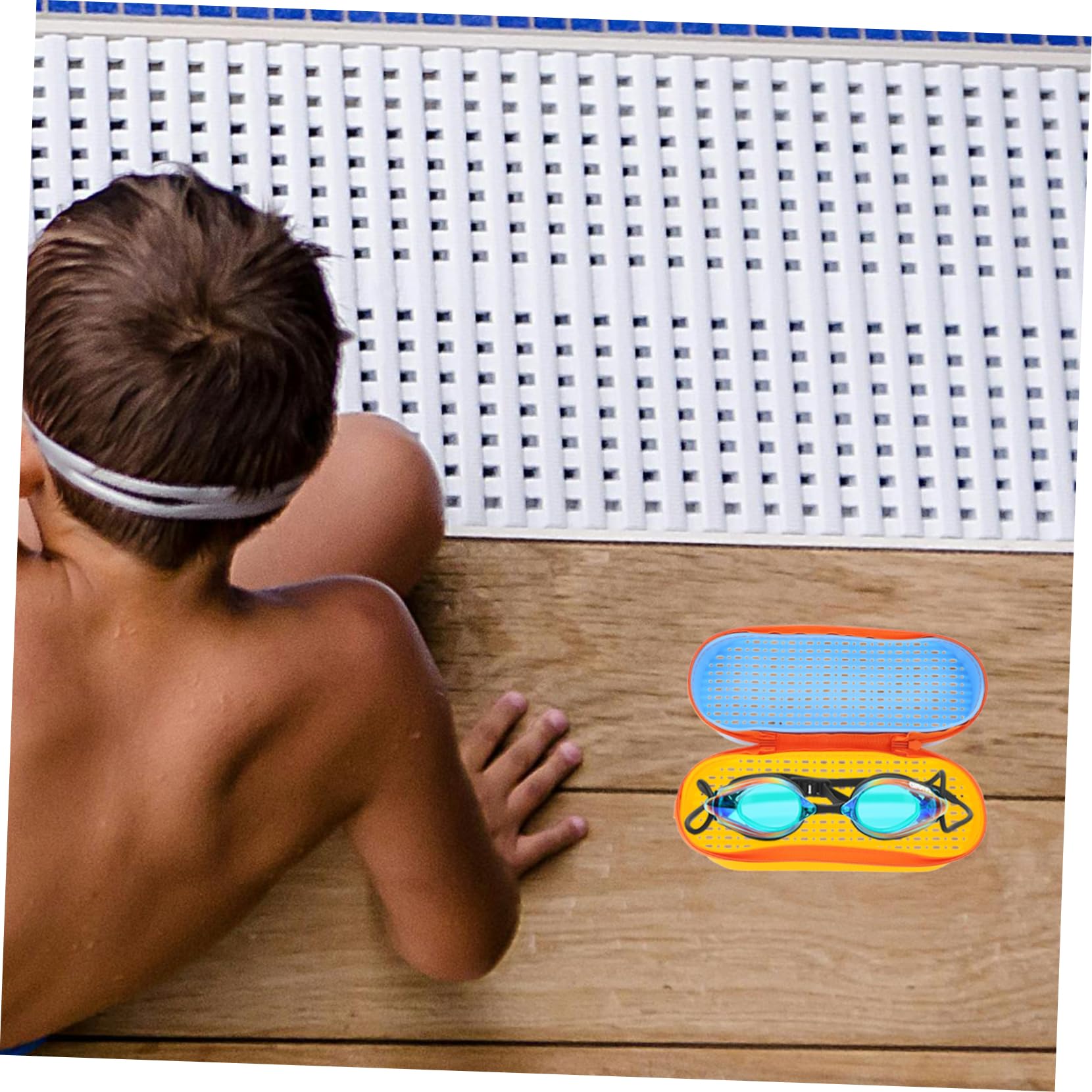 BESPORTBLE 5 Pezzi Scatola Portaoggetti Per Occhialini Da Nuoto Scatole Per Occhialini Custodie Per Occhialini Scatole Per Occhialini Da Nuoto Custodie Per Occhiali Da Nuoto Custodia Per
