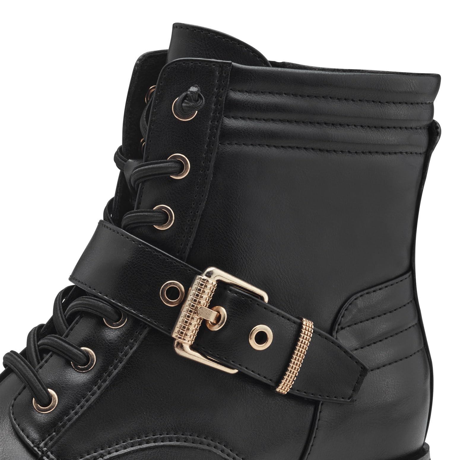 MARCO TOZZI Damen Stiefeletten zum Schnüren mit Blockabsatz mit Reißverschluss