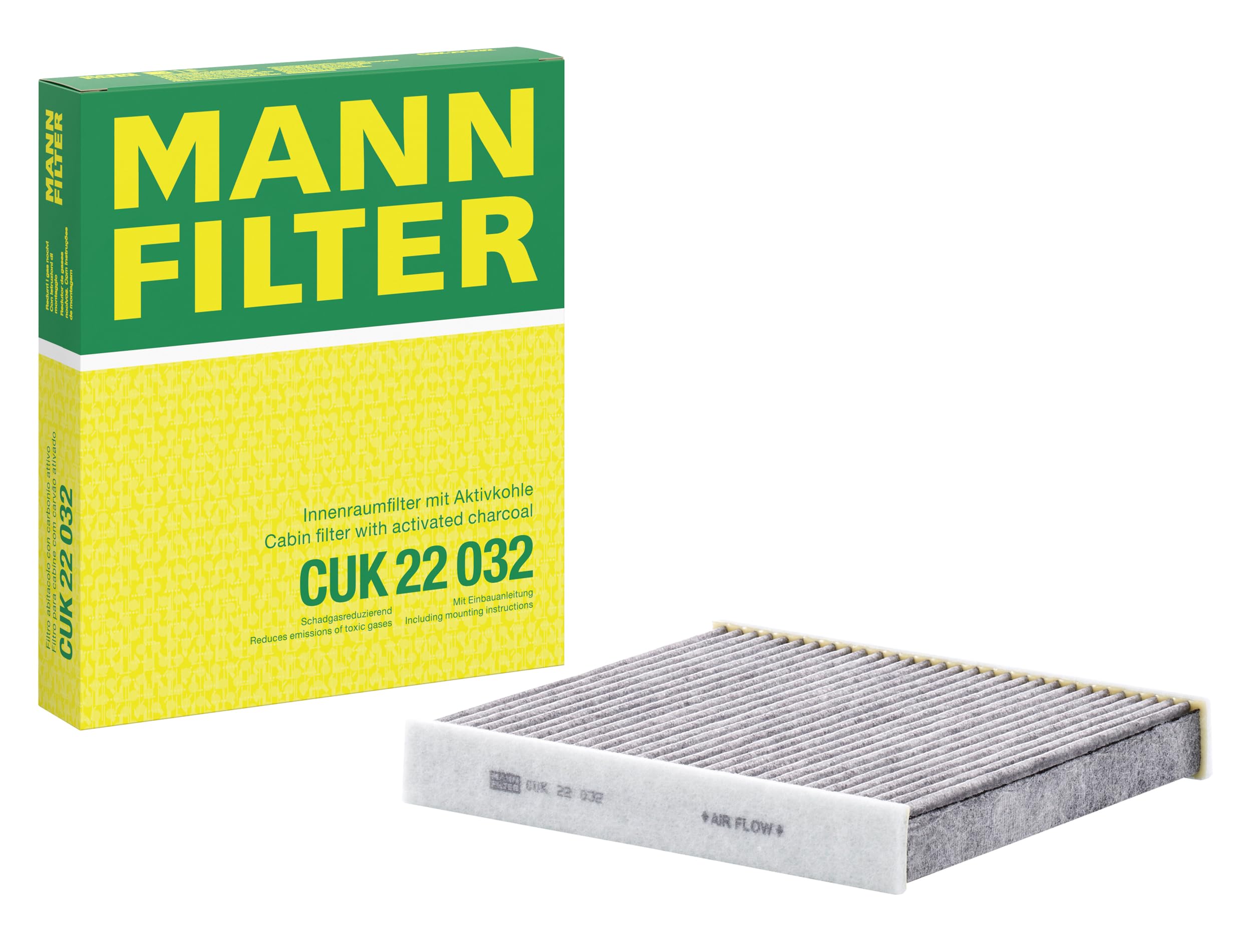 MANN-FILTER CUK 22 032 Filtr powietrza kabinowego - SAMOCHODY OSOBOWE + DOSTAWCZE