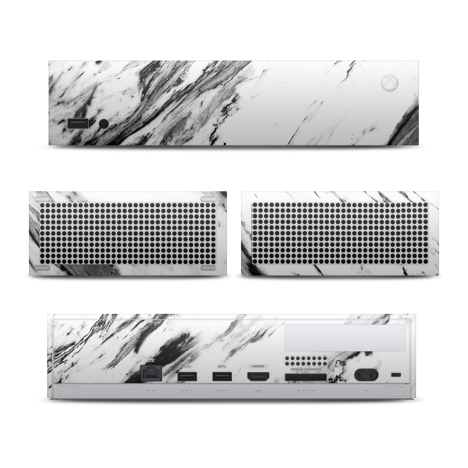 Head Case Designs sous Licence Officielle NHL Marbre Los Angeles Kings Vinyle Autocollant De Jeu Peau Autocollant Couverture Compatible avec Xbox Series S Console and Controller Bundle