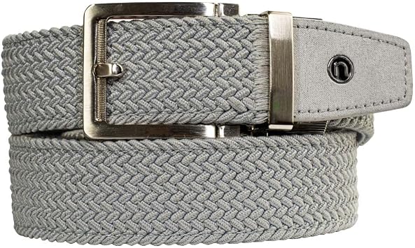 Nexbelt Mens Braided Ratchet Golf Belt Adjustable, Stretch Fit For Casual Wear & Golfing Fits up to 50"