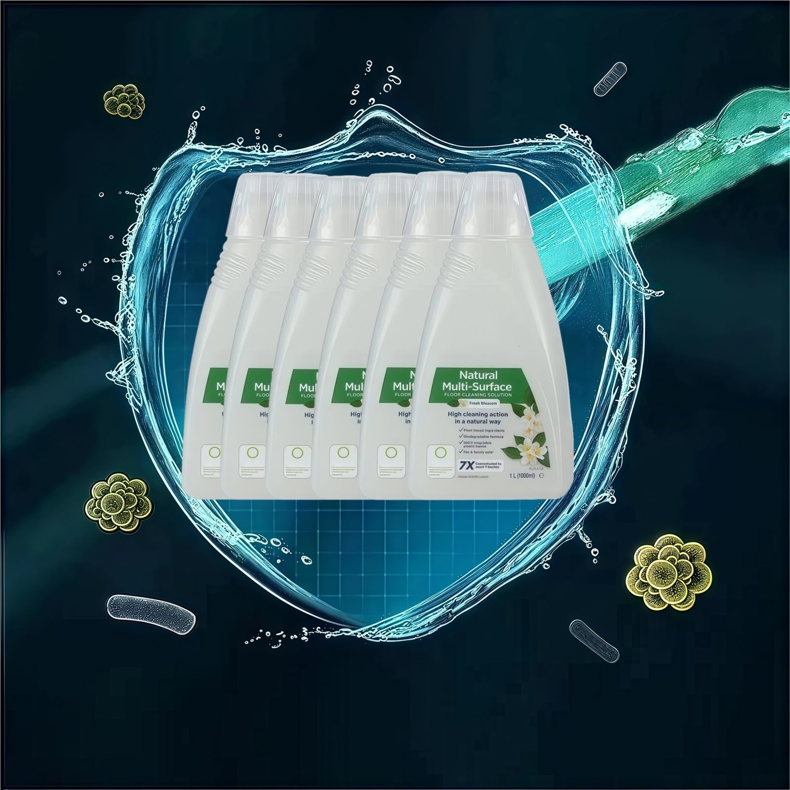 Nettoyant Pour Sols 1L Compatible Avec BISSELL Solution De Nettoyage De Sols Multi-surfaces
