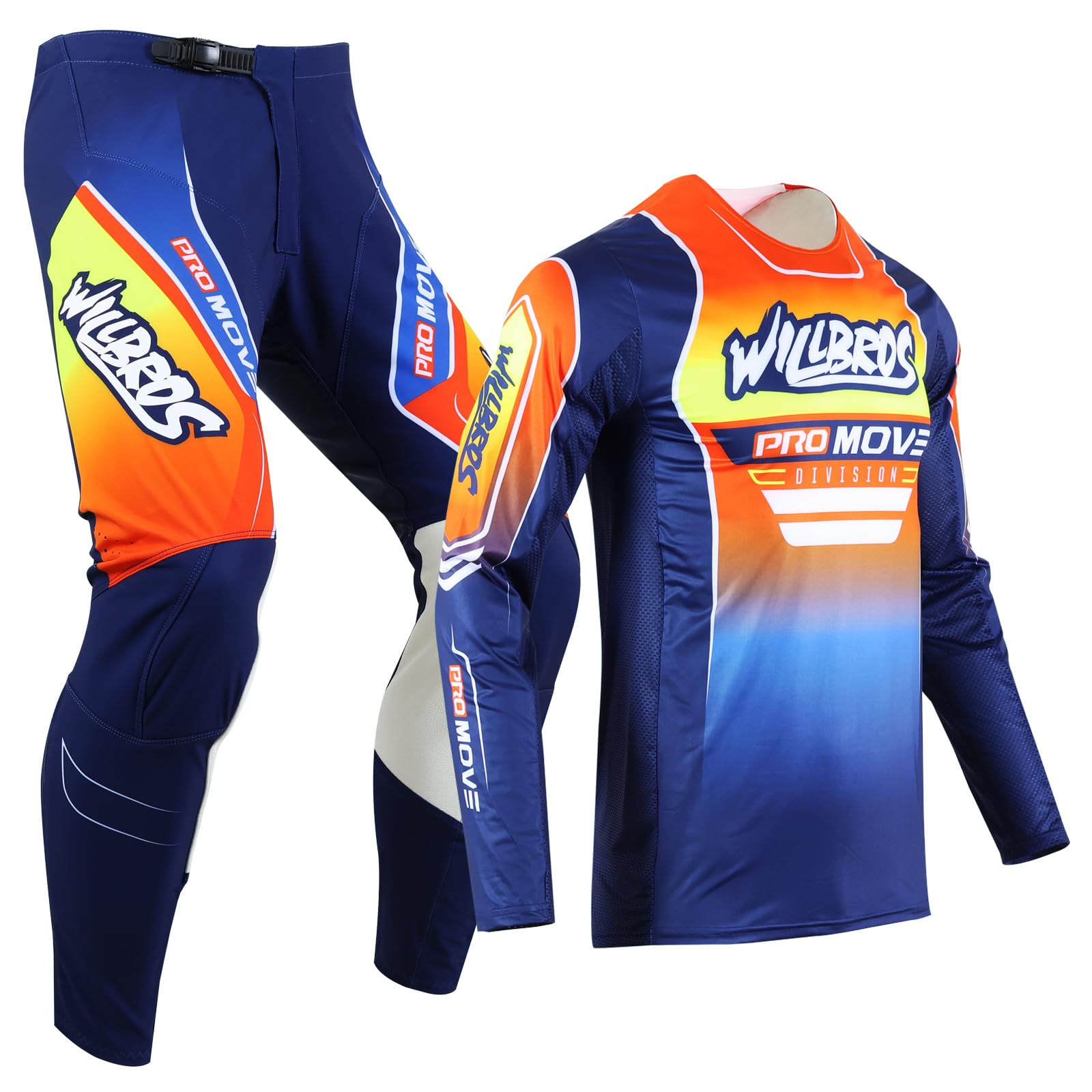 Spodnie ochronne Jersey Combo Motocross Offroad Dirt Bike Gear Set