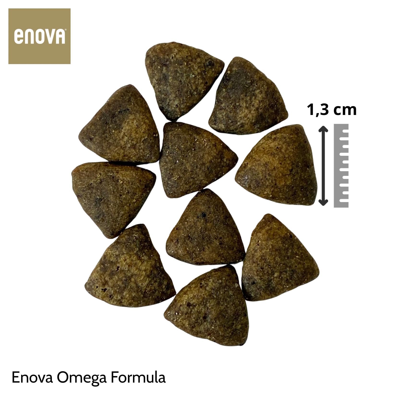 ENOVA Omega Formula Crocchette Complete per Cani, Grain-Free, Ipoallergenico, a Base di Pesce, con Condroprotettori (2 kg)