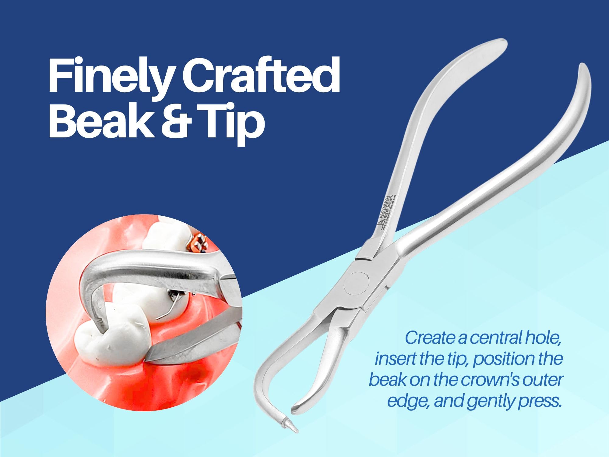 Amazon.co.jp: Artman instruments デンタルクラウンリムーバー