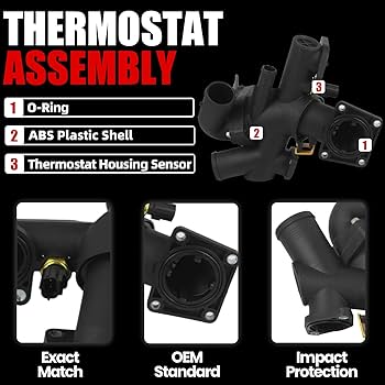 Amazon.com: MITZONE Engine Coolant Thermostat Kit compatible
