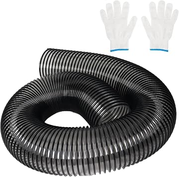 69860 Lawn Vacuum Hose Replacement | Compatible with Agri Fab 41882, Mow-N-Vac & Chip-N-Vac | Fits Models 45-0577, 45-0578, 45-0567 | 84"L x 6"W - Durable & Flexible Leaf Vacuum Hose