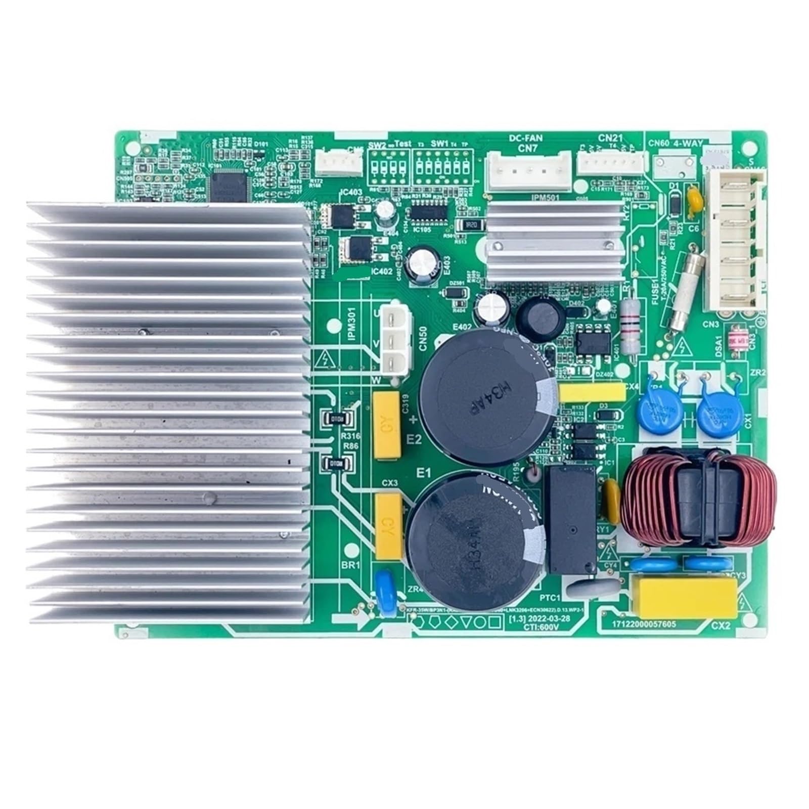 Air Conditioner Control Board，Compatible For Midea，for KFR-35W BP3N1-RX24Tmini+SDM15G60+LNK3206+ECN30622.D.13.WP2-1 17122000057605 PCB