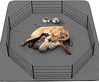 Washable Reusable Dog Pee Pads, 34"x52" Absorbent & Waterproof Puppy Training Pad for Crate, Playpen & Carpet, Large Potty Pads for Dogs, Cats & Small Pets