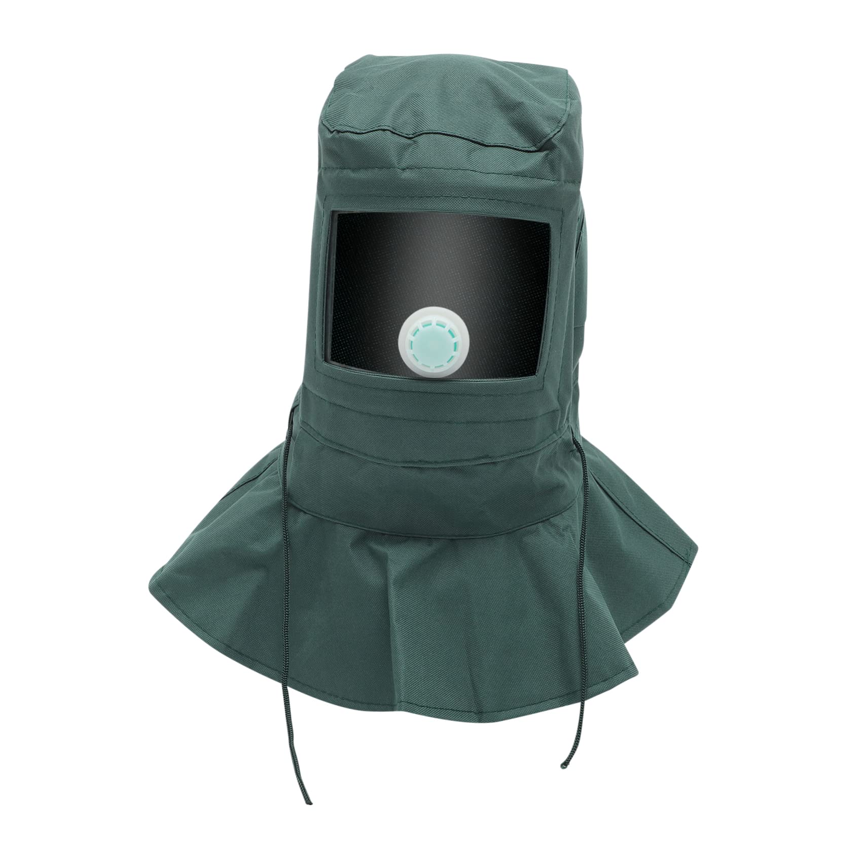 DOITOOL Sandblasting Protective Mask Shawl Lightweight Dust-Filtering Hood for Industrial Use Breathable Pc and Oxford Cloth Comfortable Fit for Workers Dusty Environments