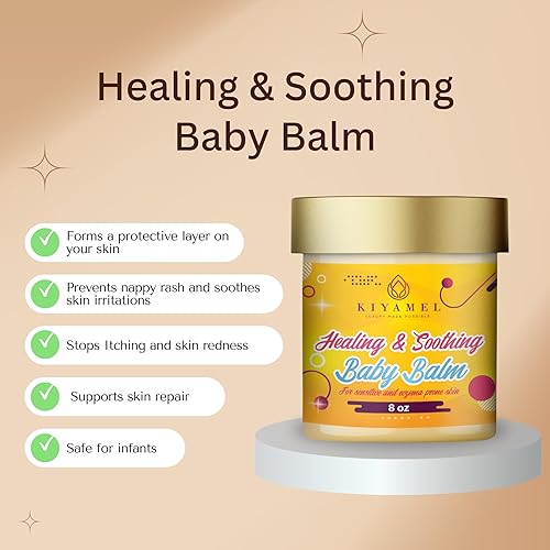 Miniatura 3 de Bálsamo natural para bebés con mango y manteca de karité, bálsamo corporal hidratante para pieles sensibles, aceite de jojoba, vitamina E, aceite