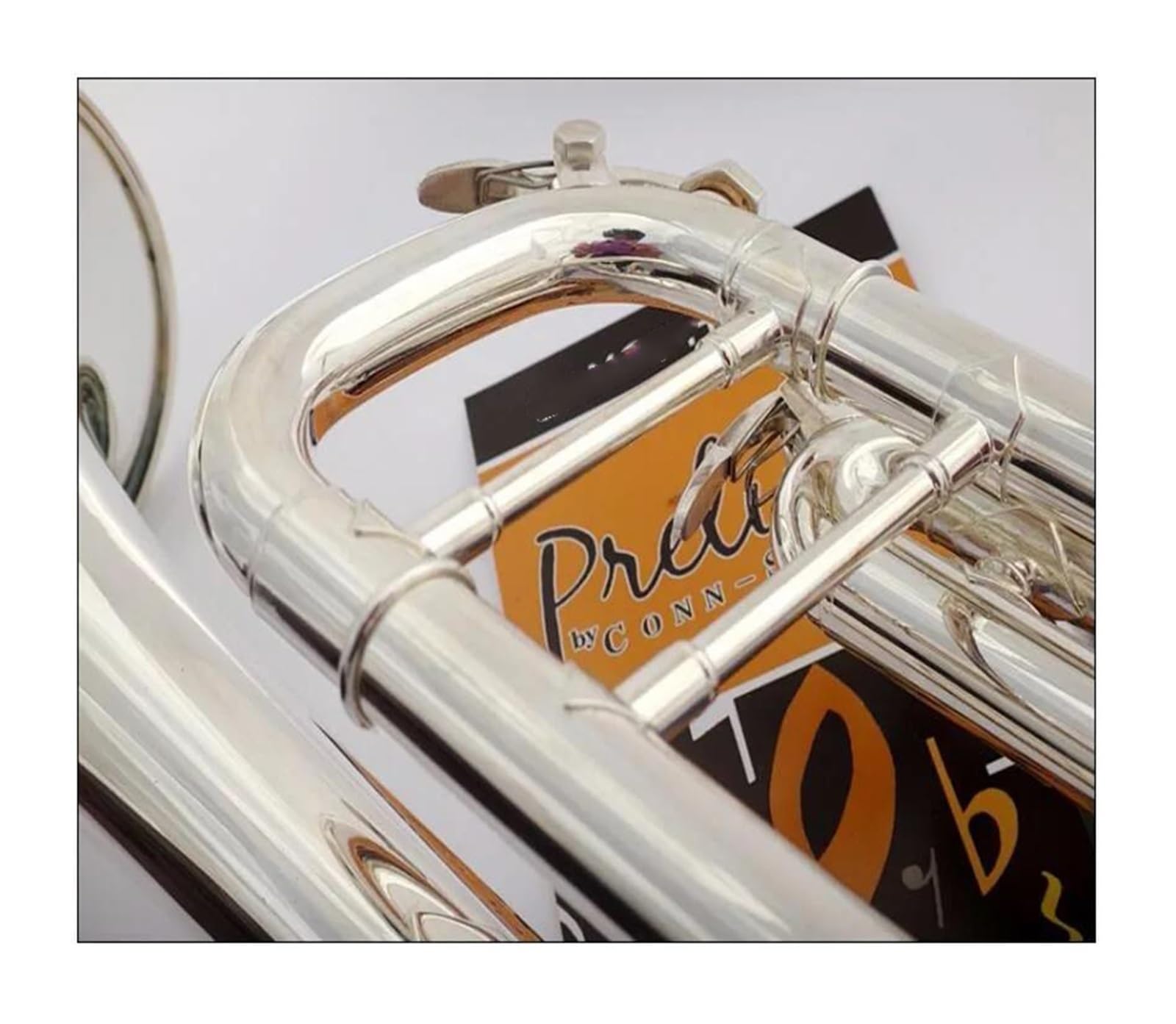 trąbka instrument Posrebrzana trąbka Bacha mały instrument dęty blaszany puzon profesjonalny zaawansowany