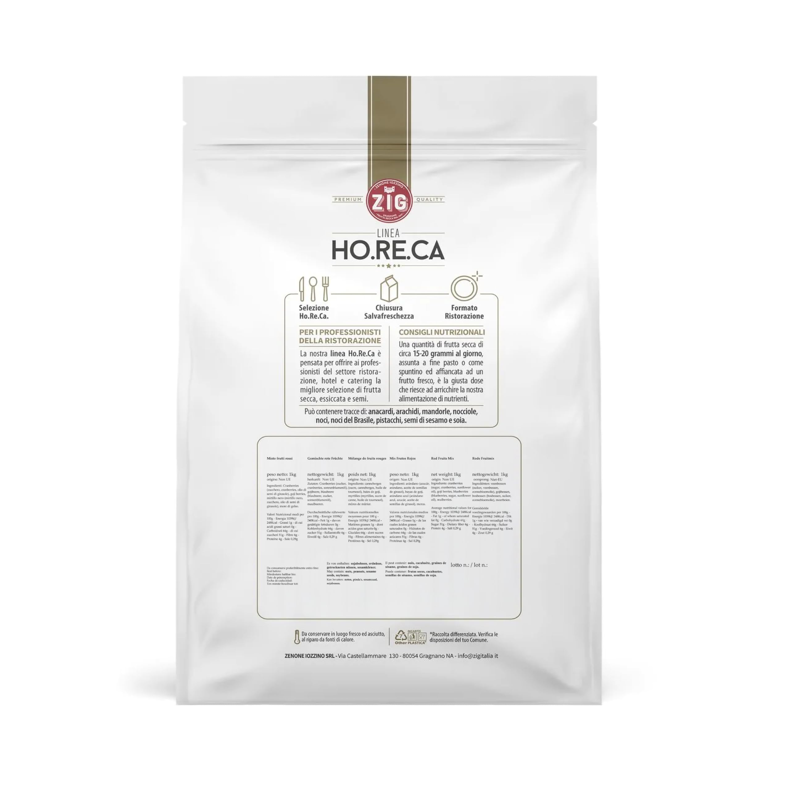 ZIG HORECA mix frutos rojos Berry 1kg