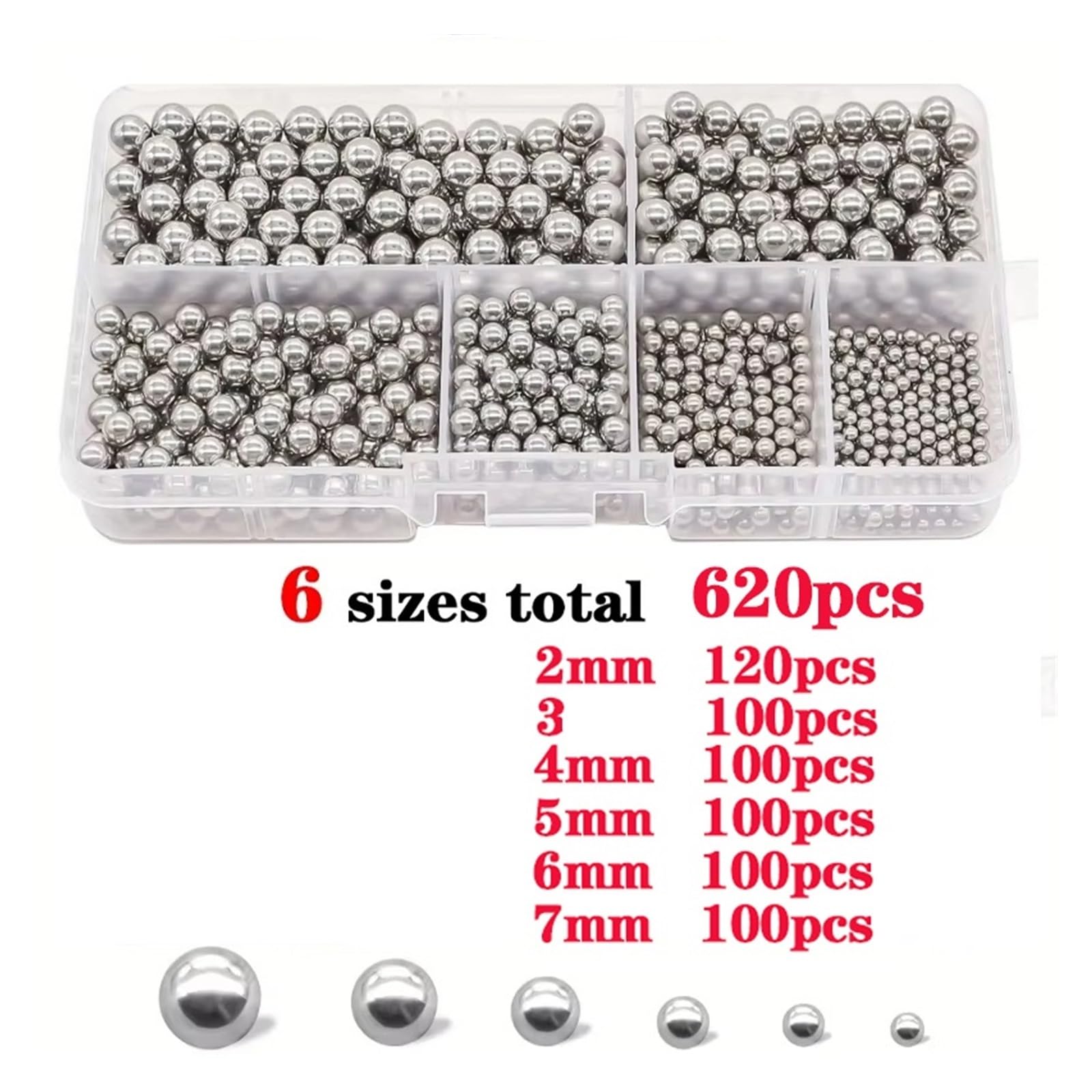 Billes de Précision en Acier Inoxydable Jeu de billes roulement à en acier inoxydable 304