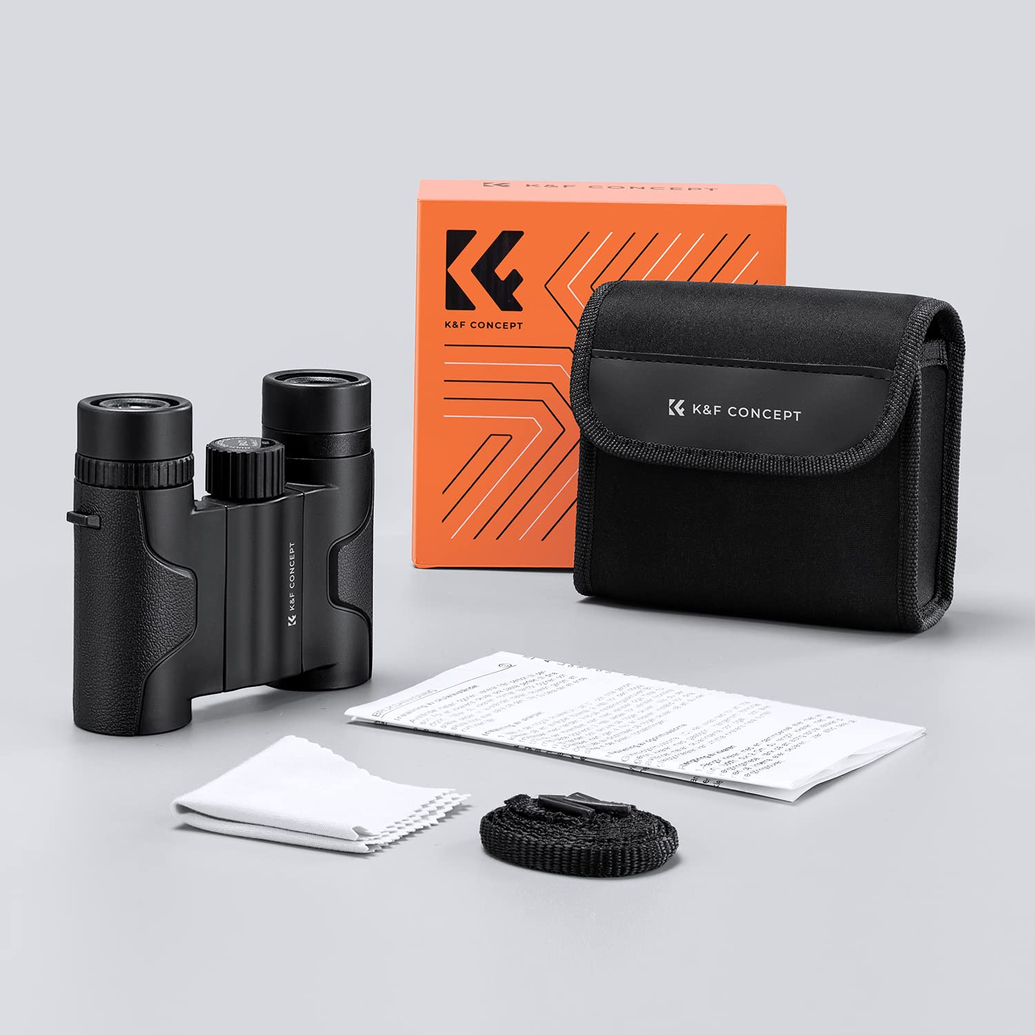 Prismáticos 8X21-K&F Concept Mini Prismáticos Binoculares de Largo Alcance BAK4 Prisma y Lentes FMC,Prismáticos Professional Impermeable IP66 para Observación de Aves y Vida Silvestre