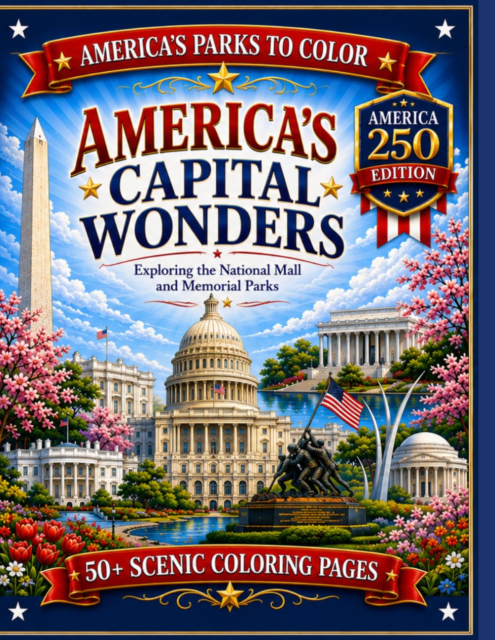 America's Capital Wonders: Exploring the National Mall and Memorial Parks (America's Parks to Color)
