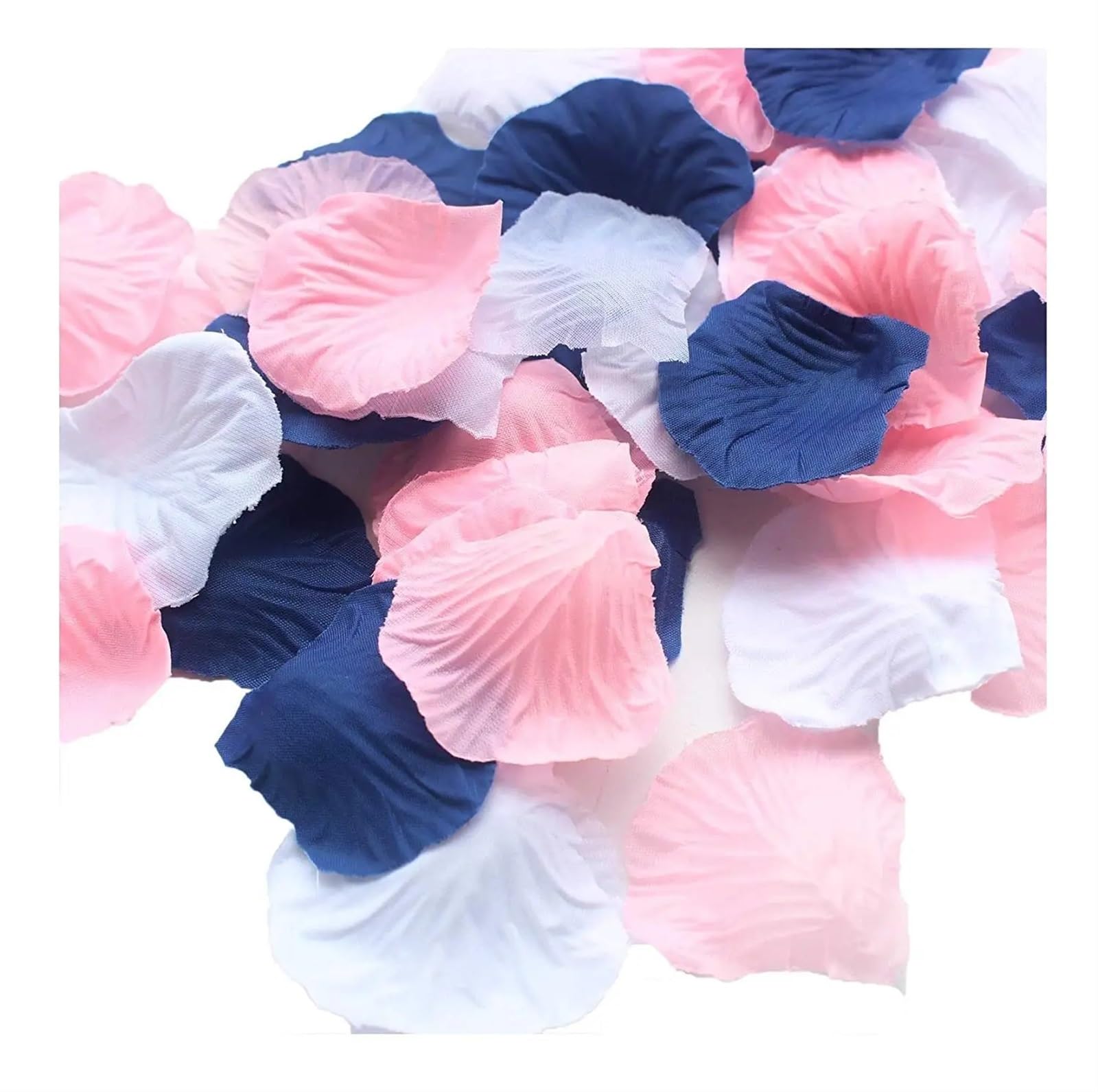 Künstliche Blumenblüten, 2000 Teile/los Künstliche Seide Pfirsich Rose Blätter Hochzeit Champagn Confetti Tisch Streu Home Party Flora Blütenblatt Braut(White Purple)