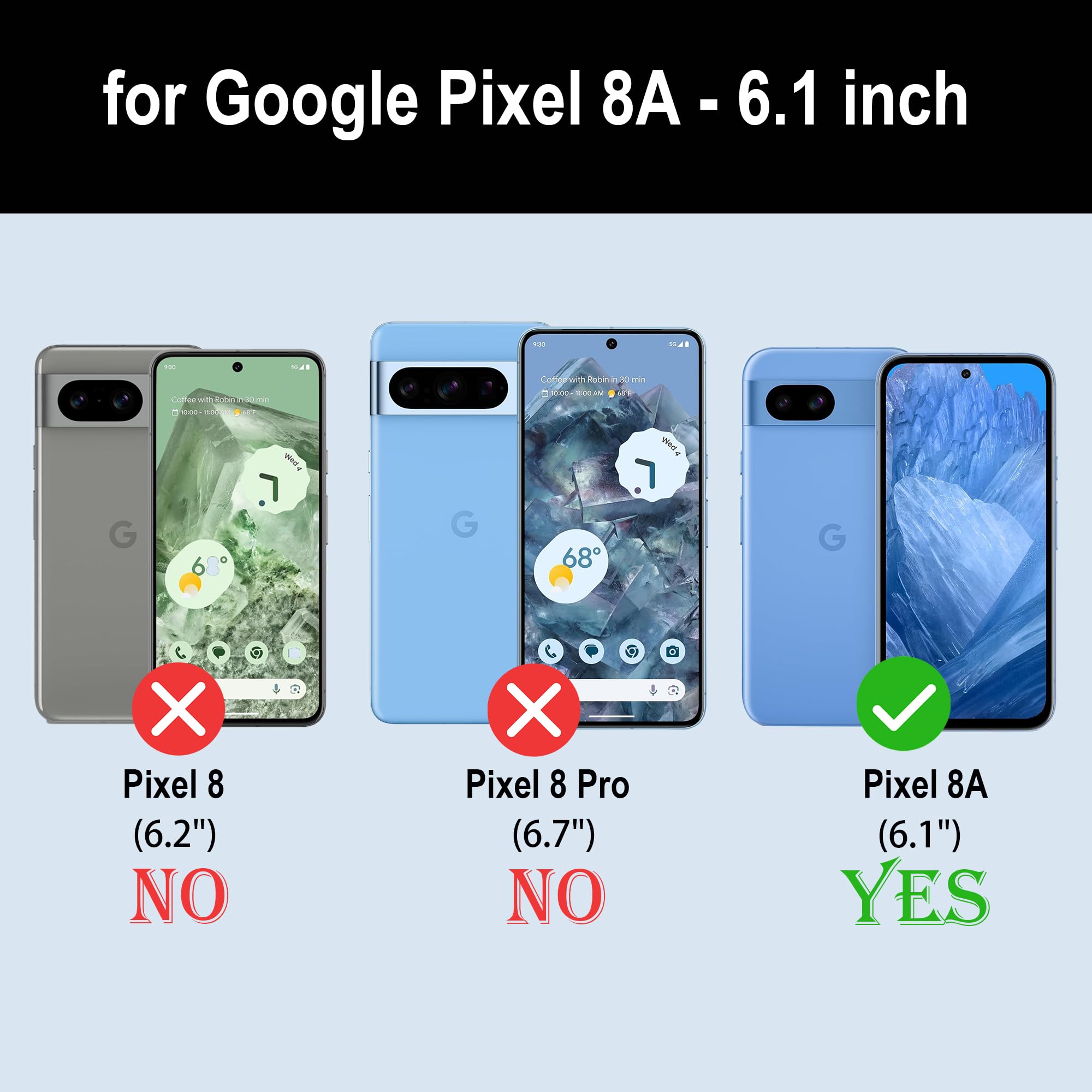 DKDKSIP for Google Pixel 8a Wallet Case for Women, Pixel 8a Case with RFID Blocking Card Holder, Leather Zipper Wallet Detachable Magnetic Phone Case with Crossbody Strap, Purple