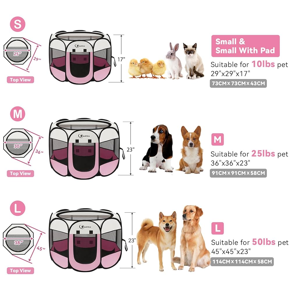 GlocalMe PetPhone ピンク Amazon.com: Pink Dog Playpen, Puppy Pet Cat Playpen Indoor