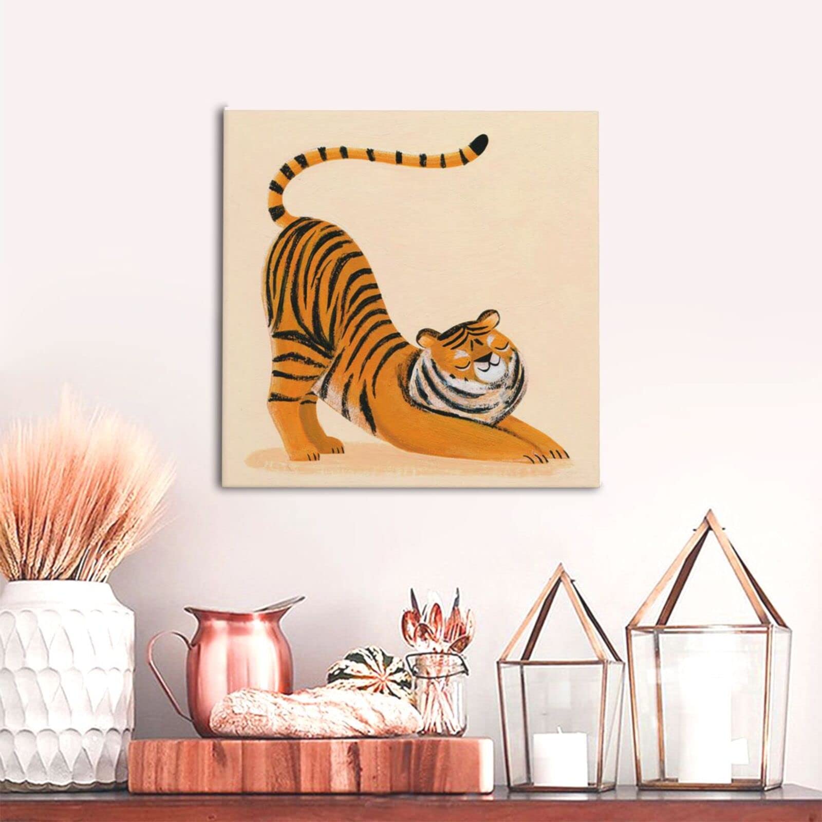 Amazon｜タイガー 虎 トラ とら 可愛い アートパネル アート