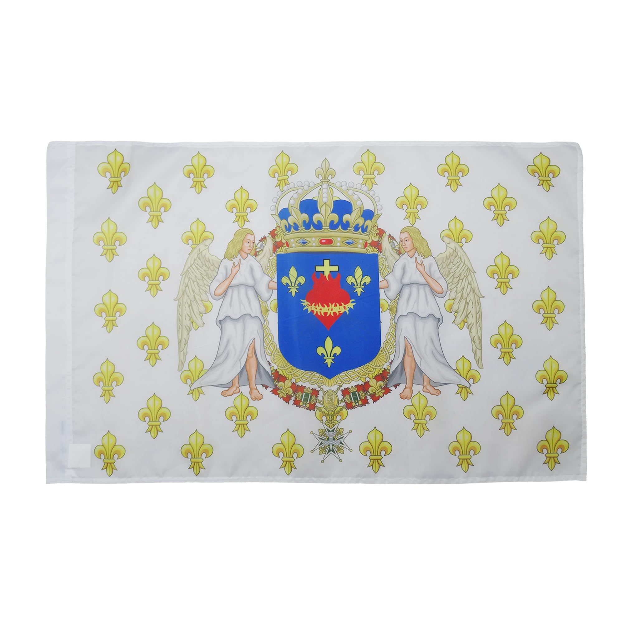 Amazon.co.jp: AZ FLAG フランス王国 聖心天使旗 3フィート x 5