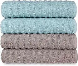 Kit 4 Toalhas Banho Banhão Gigante Super Absorção Macia - Ocean (KIT 6)