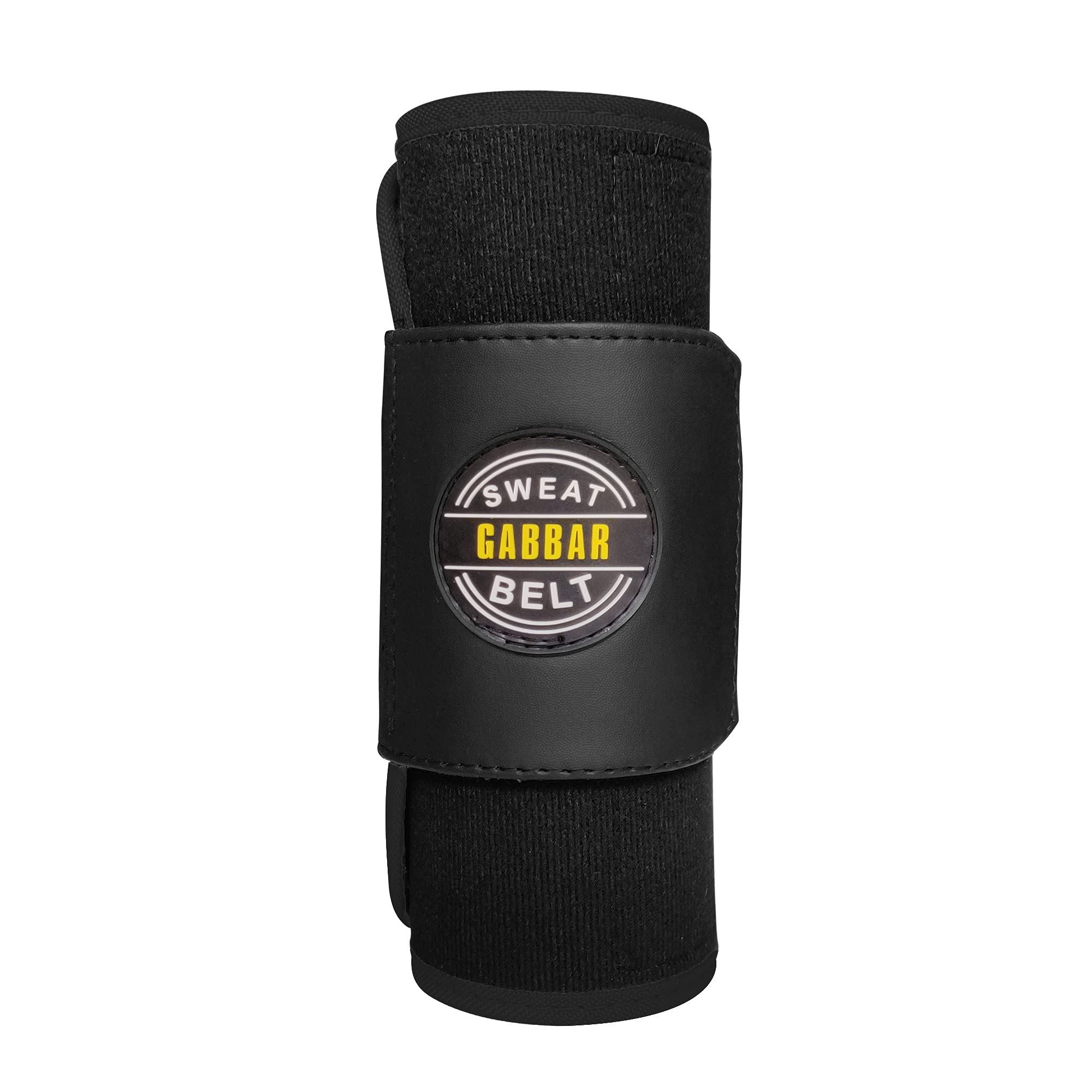 Gabbar Waist Trimmer Belt Sweat Belt for Men & Women | Workout Slimming Body Shaper, Size -32 Inches, Jet Black-image-39