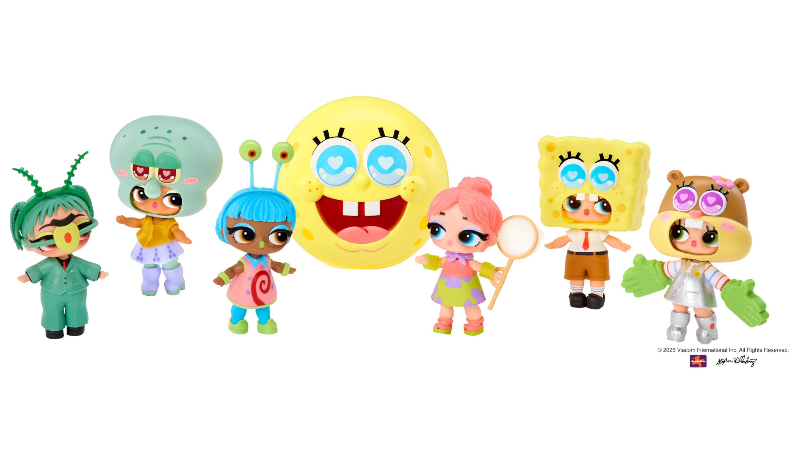L.O.L. Surprise! Loves SpongeBob Kanciastoporty – lalki kolekcjonerskie, 6 stylów