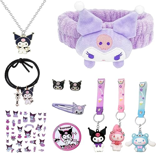 My melody Accessories - Diadema con llavero kuromii, Cinnamorolll Stuff - Accesorios lindos para niñas de anime