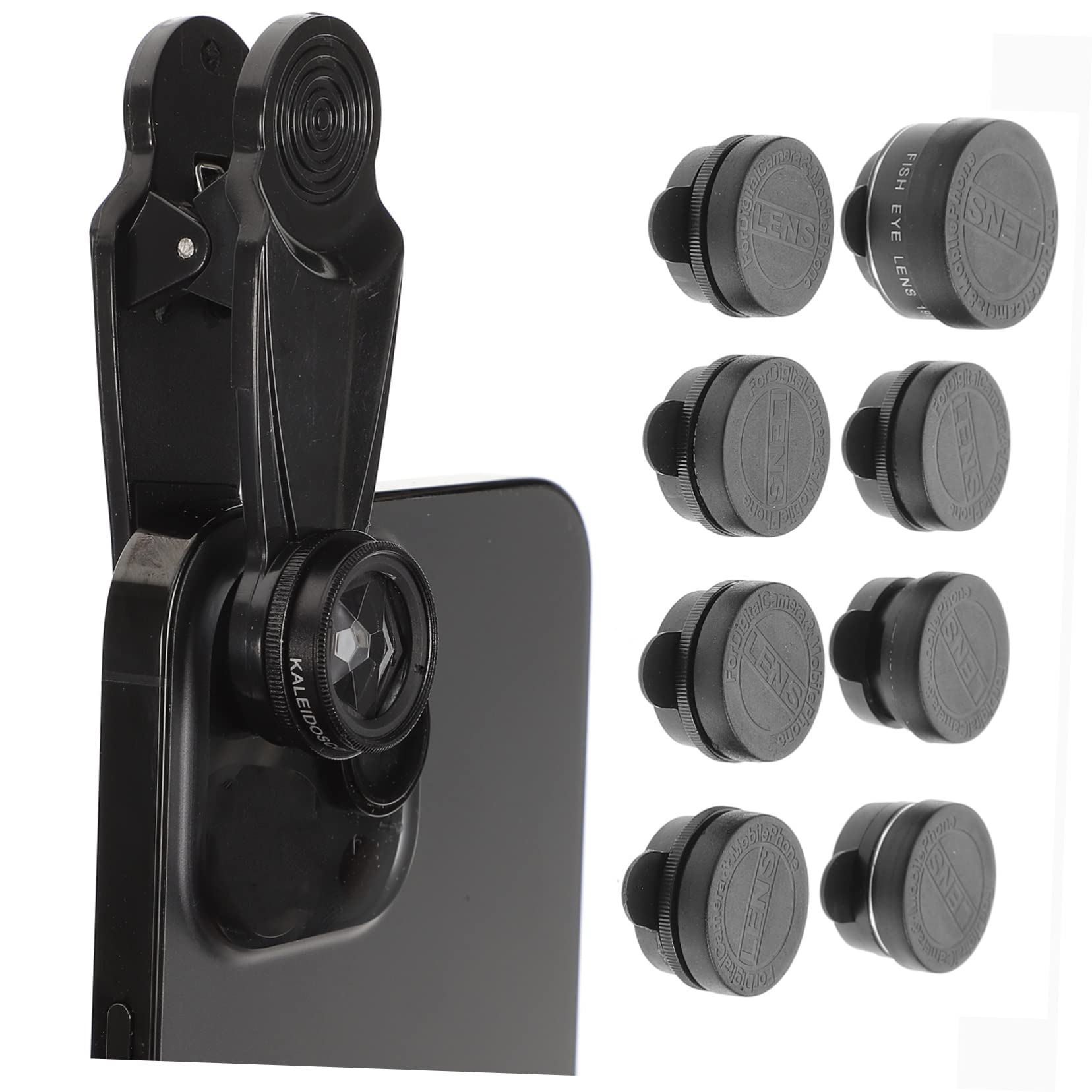 WOONEKY Obiettivo Per Fotocamera Del Telefono Kit Obiettivo Grandangolare Fisheye Adatto Per Uso Professionale e Personale Nero