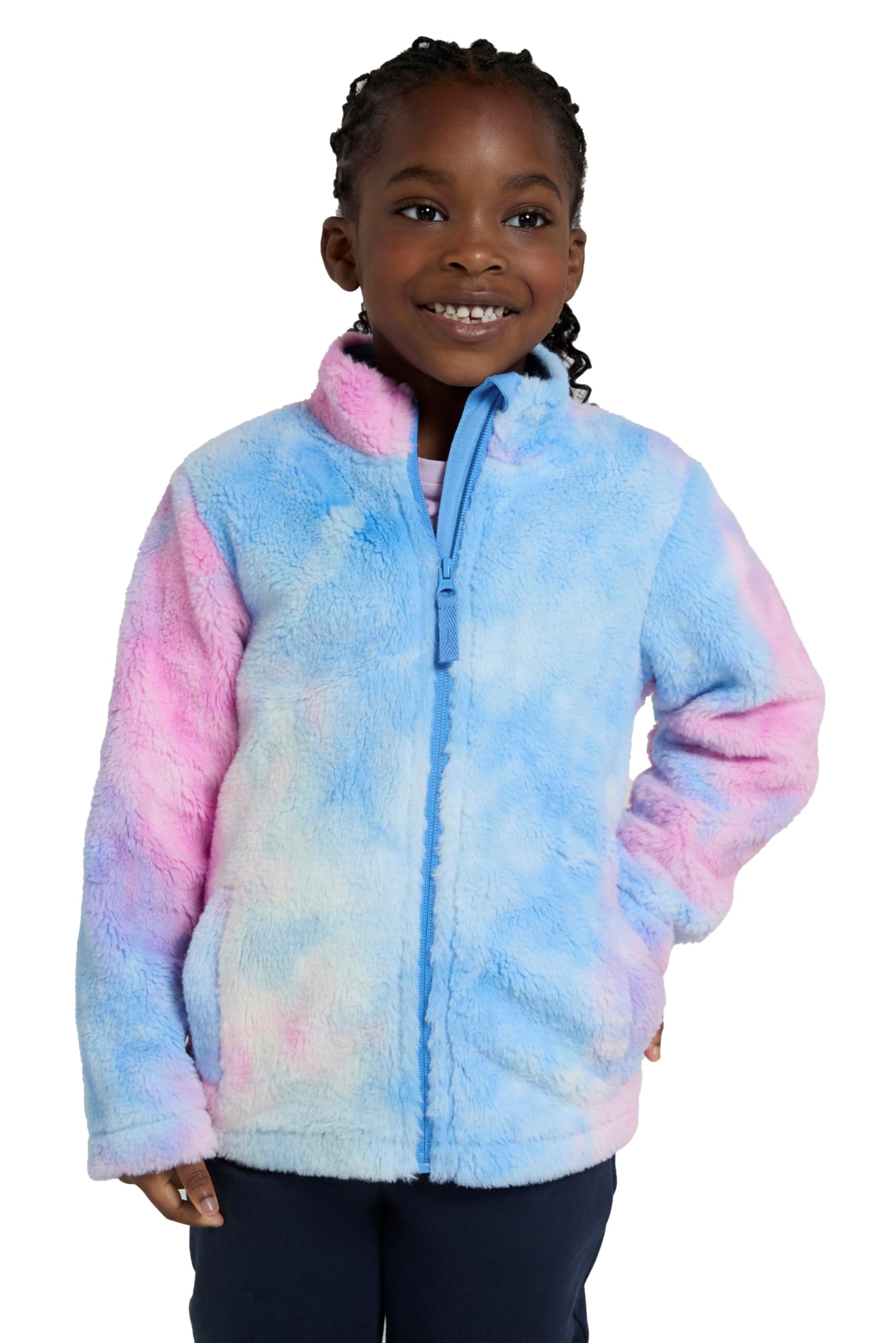 Mountain Warehouse Polaire Rainbow Confortable pour Enfant - Fermeture éclair intégrale, Pull léger, Chaud, Confortable, Poches Avant - Printemps été