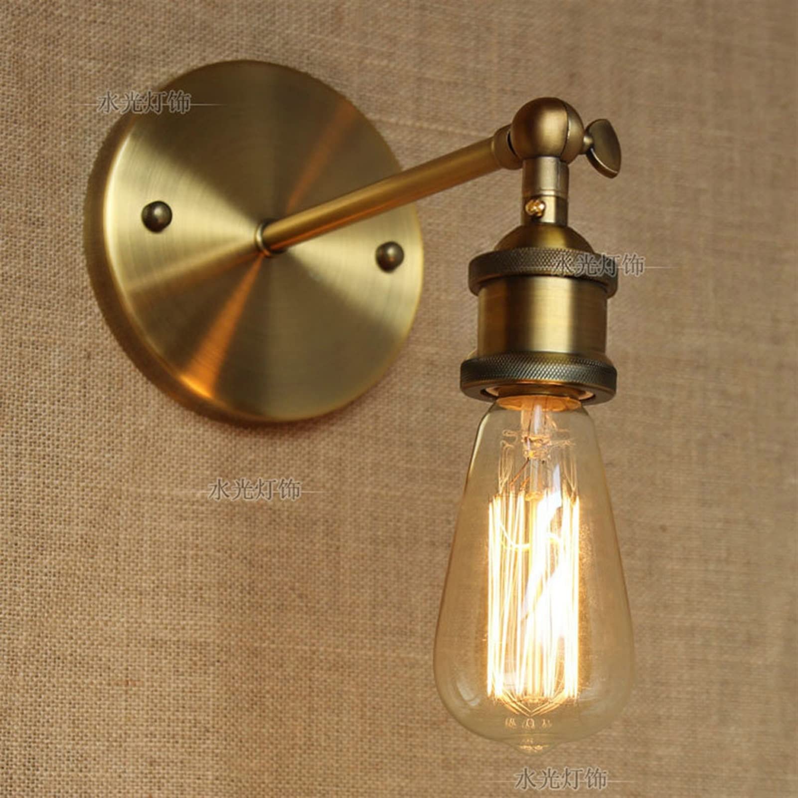 LED Indoor Wall Light, Modern Wall Sconce, European Wall Light Adjustable Swing Arm Wall Light Fixture Loft V-intage Metal Sconce Wall Lamp Home Bedroom Bedside Lamp Reading Working Designer Wall Ligh