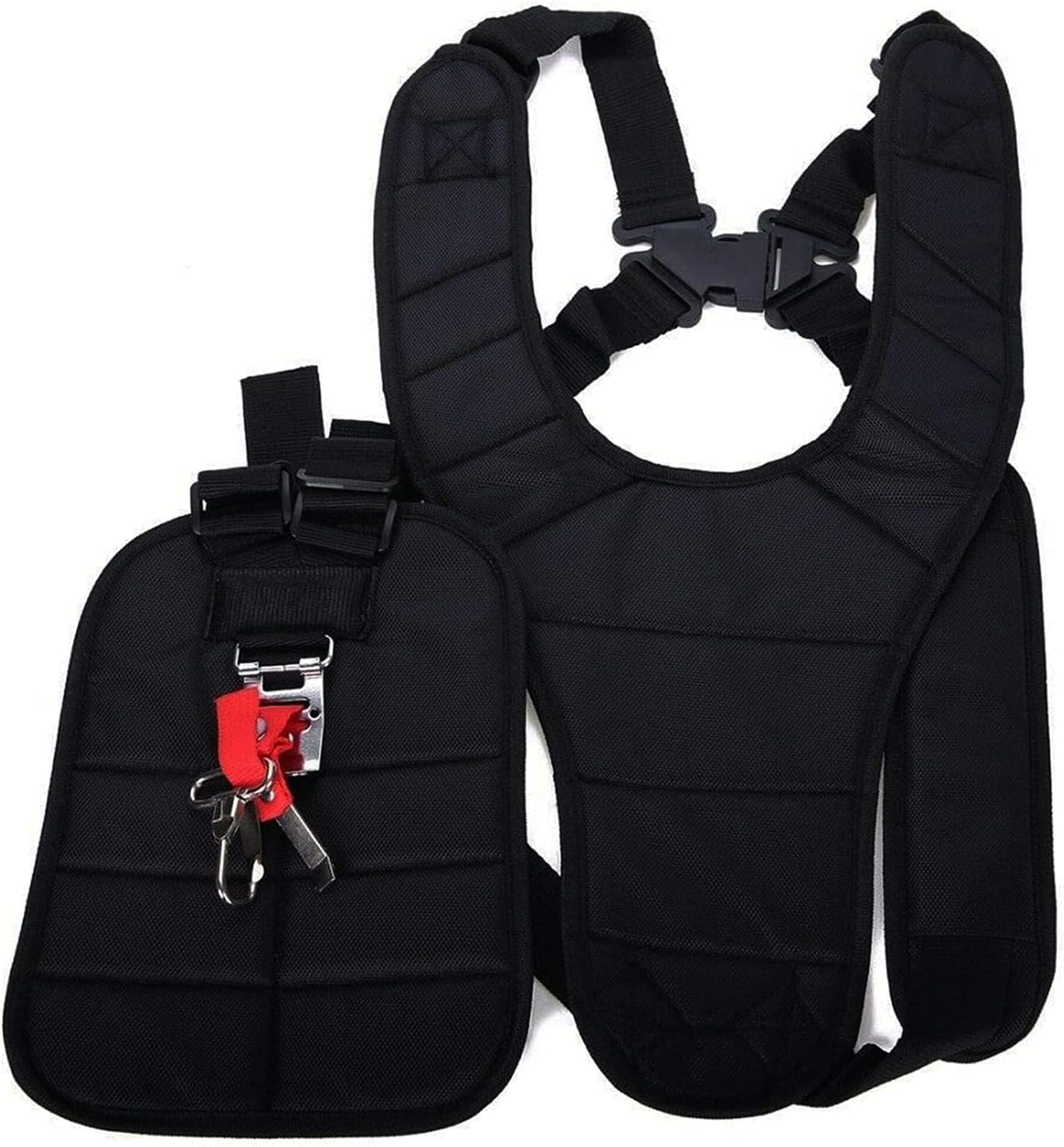 TOPPLAYER Tracolla Doppia Per Decespugliatore E Tagliaerba - Cintura Regolabile Comoda E Sicura