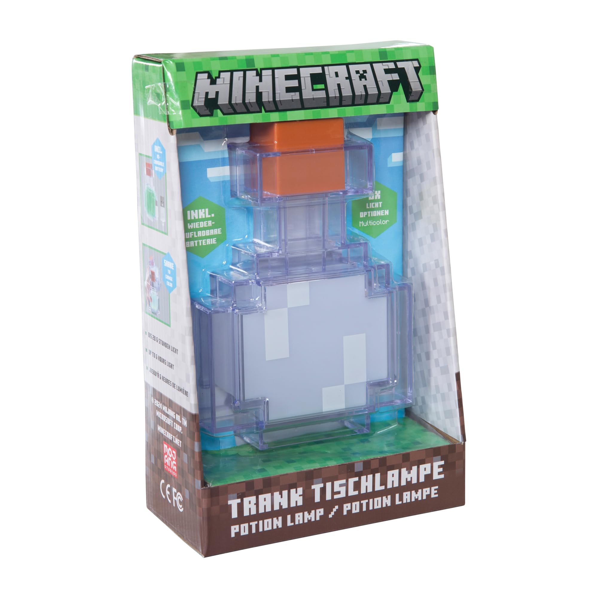 Amazon.co.jp: Minecraft:LEDナイトランプ-ポーション-7インチナイト