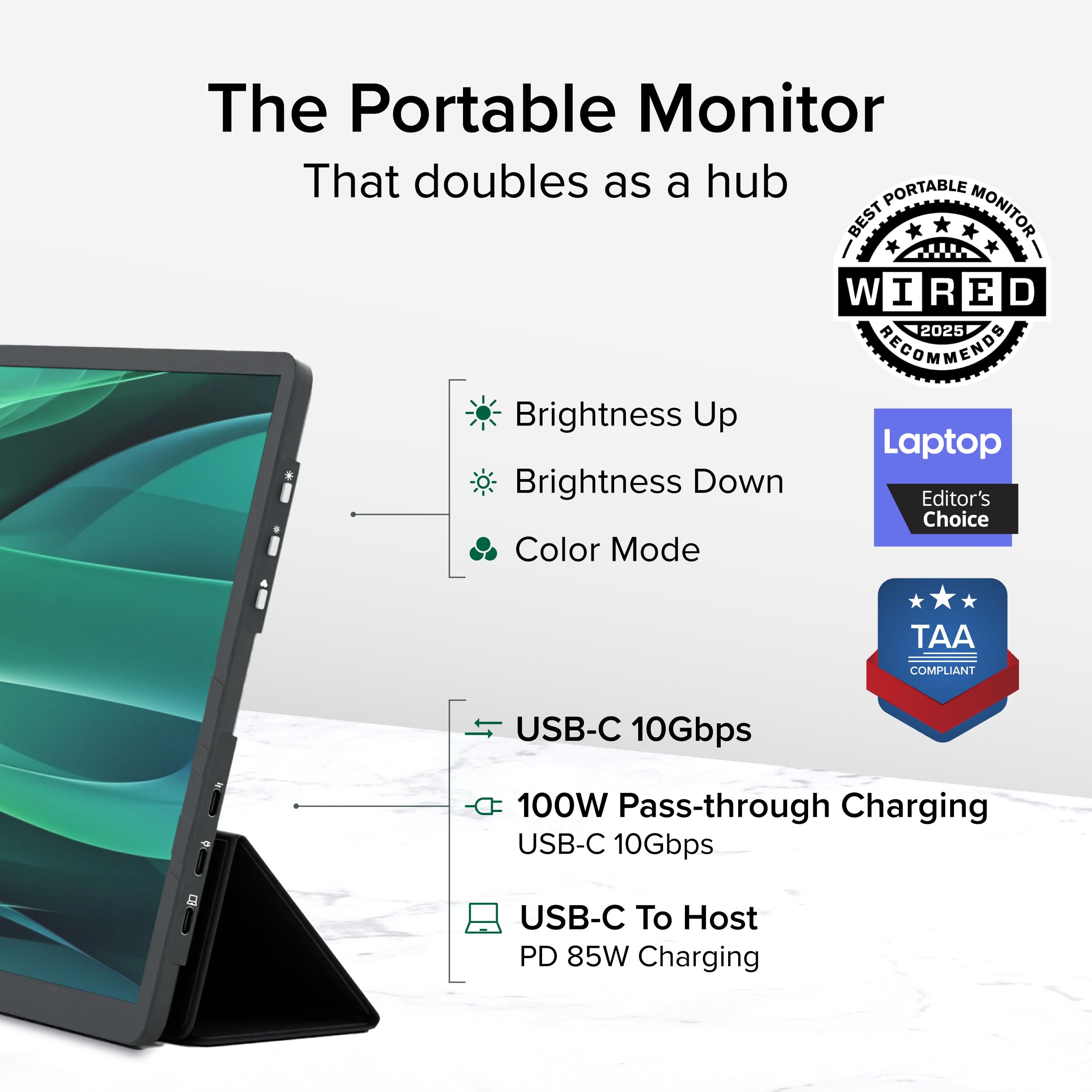 美品　ポータブルモニター USB-C接続　15.６インチ 美品 ポータブルモニター USB-C接続 15.6インチ Amazon.co.jp