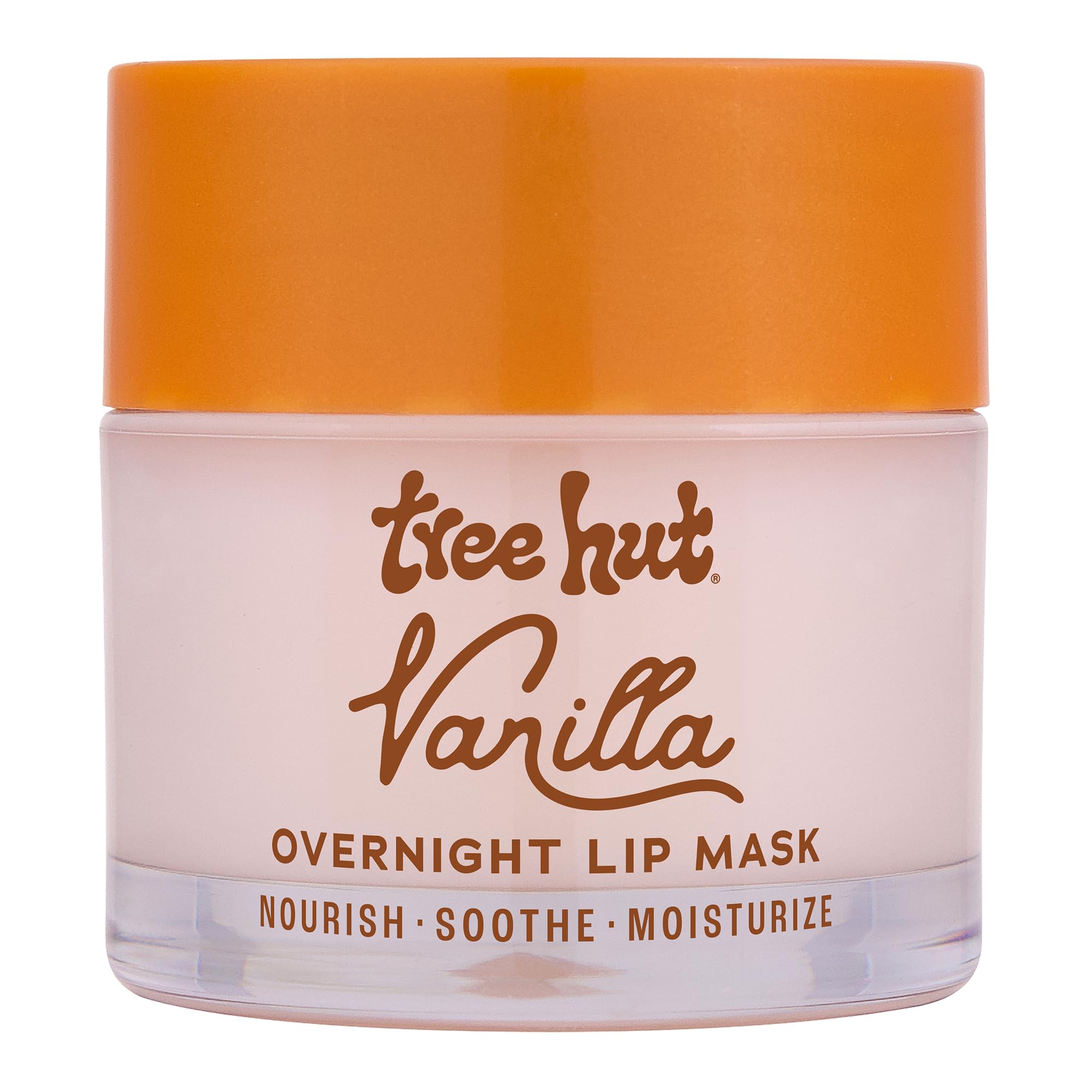 Vanilla Overnight Lip Mask, Deeply Hydrating Leave-On Treatment for Soft Lips, Self Care Essential, 6 oz
